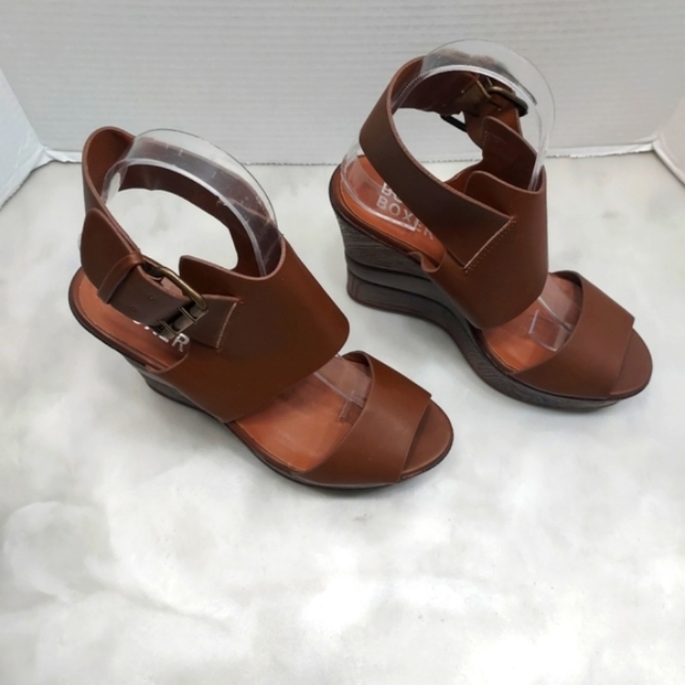Bull Boxer Zeta 4.5" Wedge Summer Casual Sandals. Size 8M